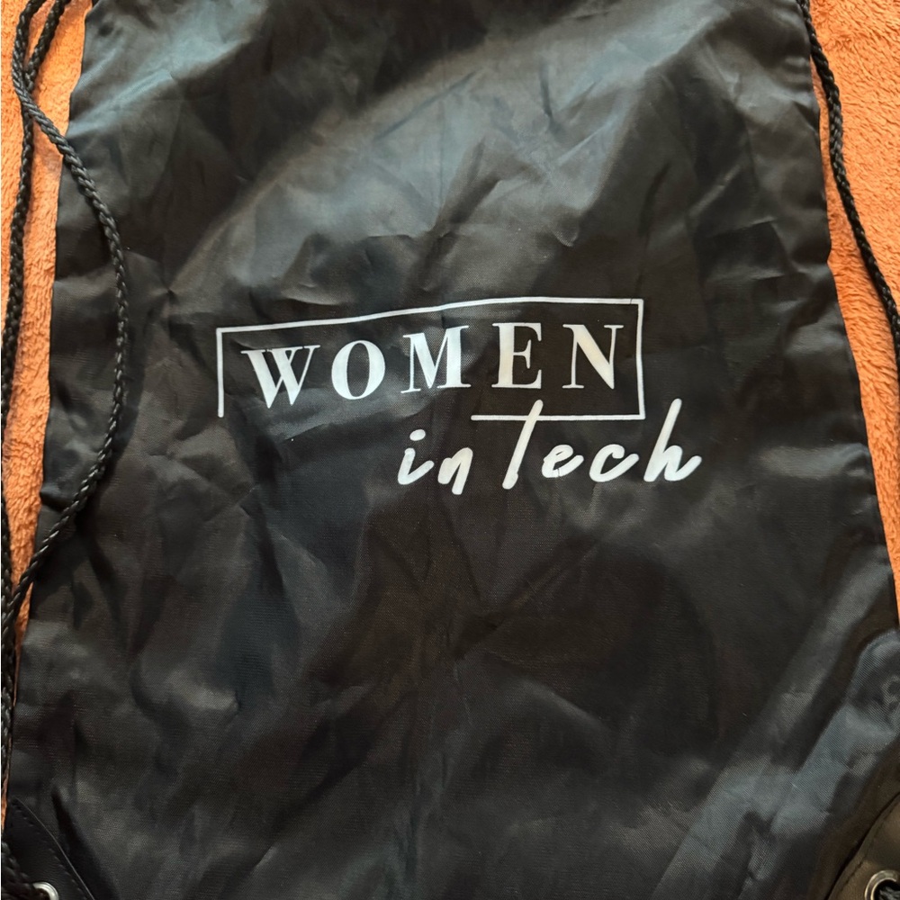 Black Drawstring Bag
